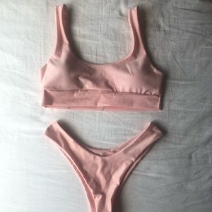 Pink bikini